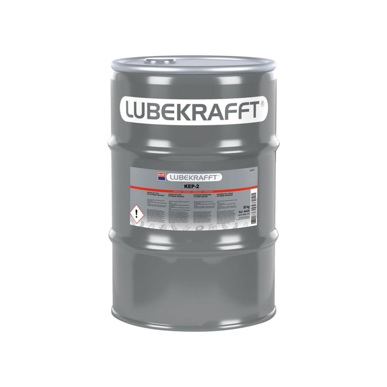 Lubekrafft® KEP - Grasa Multifuncional de Litio 50 kg Marrón claro. KEP-2