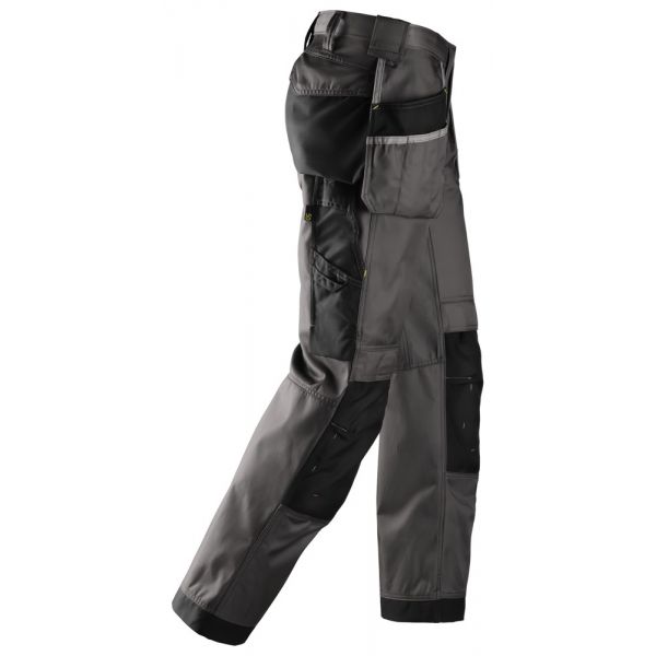 3212 Pantalón largo DuraTwill con bolsillos flotantes gris antracita-negro talla 252