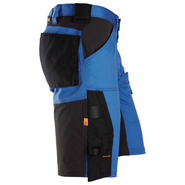 Pantalon corto elastico holgado AllroundWork azul-negro talla 044