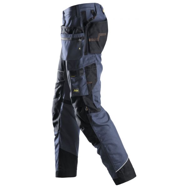6215 Pantalón largo RuffWork Algodón con bolsillos flotantes azul marino-negro talla 120