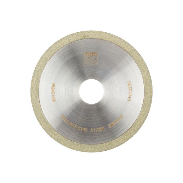 Disco de corte de CBN, resina sintética, 1A1R PHT 100 mm B151 (medio), amolado seco