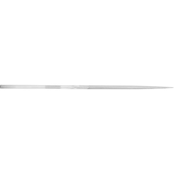 Lima de aguja de precisión triangular 140 mm corte suizo 2, semifina