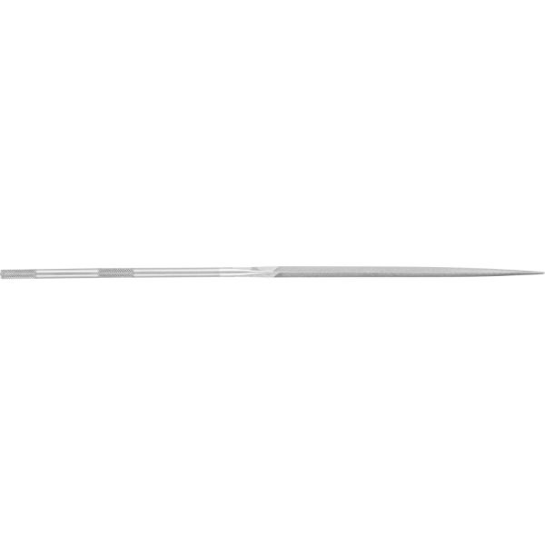 Lima de aguja de precisión triangular 200 mm corte suizo 0, basta