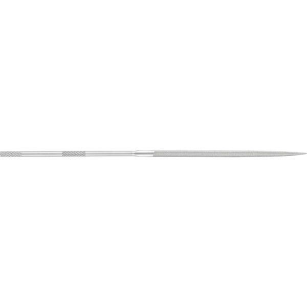 Lima de aguja de precisión forma de lengua de pájaro redonda-ovalada 180 mm corte suizo 0, basta