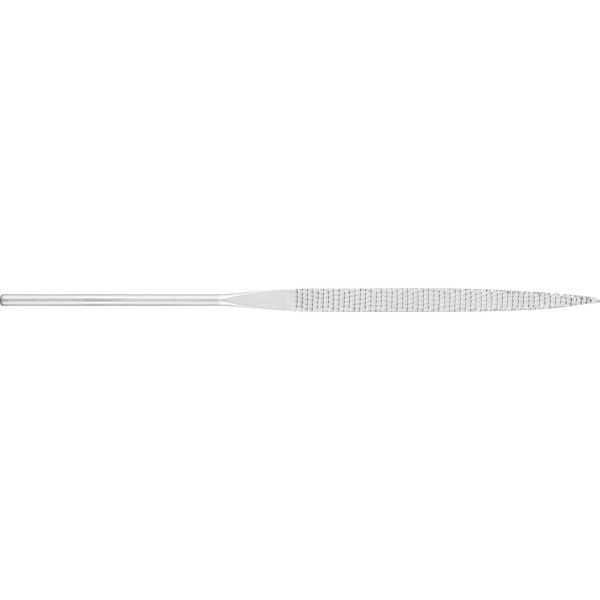 Escofina de aguja plana de punta 140 mm corte suizo 2, para madera, plástico