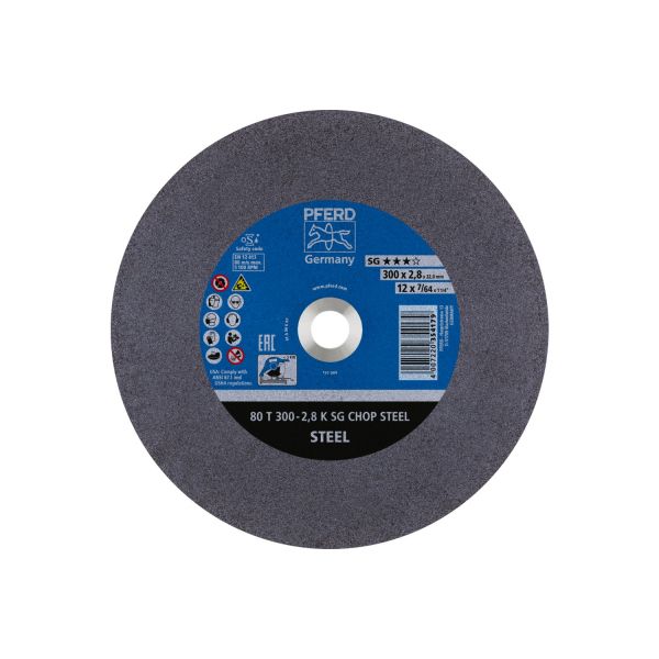 Disco de corte sierra circular de metal T 300x2,8x32 mm línea alto rendimiento SG CHOP STEEL para ac