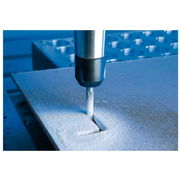 Fresa de metal duro de alto rendimiento PLAST BS forma cilíndrica ZYA Ø 06x25 mm, mango Ø 6 mm, para