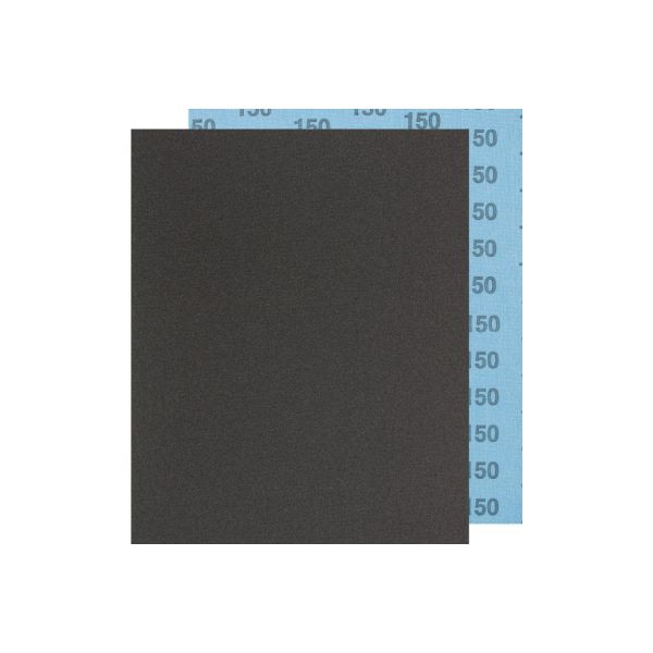 Pliegos de lija soporte de tela, corindón 230x280 mm BG BL A150 universal para madera, pintura y bar