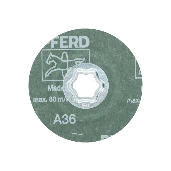 Disco de lija COMBICLICK, corindón, Ø 100 mm A36 para aplicaciones universales