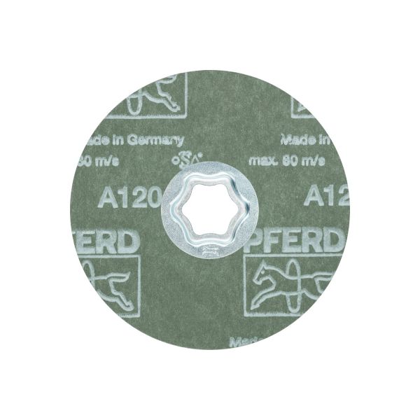 Disco de lija COMBICLICK, corindón, Ø 115 mm A120 para aplicaciones universales