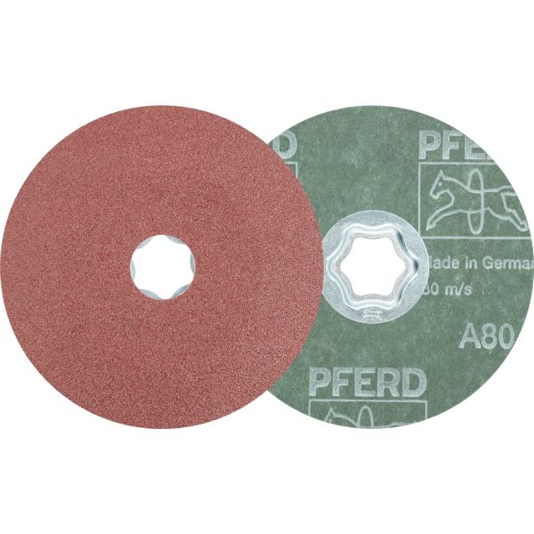 Disco de lija COMBICLICK, corindón, Ø 115 mm A80 para aplicaciones universales