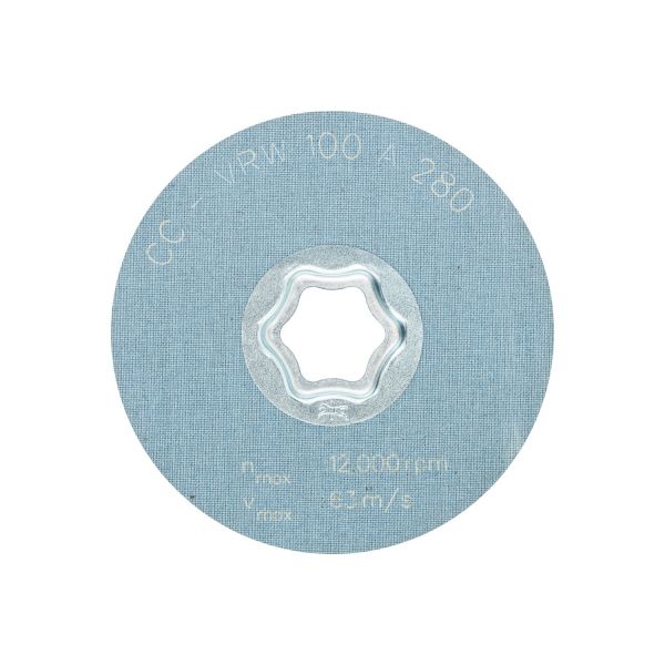 Disco de vellón blando COMBICLICK CC Ø 100 mm A280, para limpieza y satinado con amoladora angular