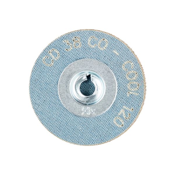 Disco lijador COMBIDISC, grano cerámico CD Ø 38 mm CO-COOL120 para acero y acero inoxidable