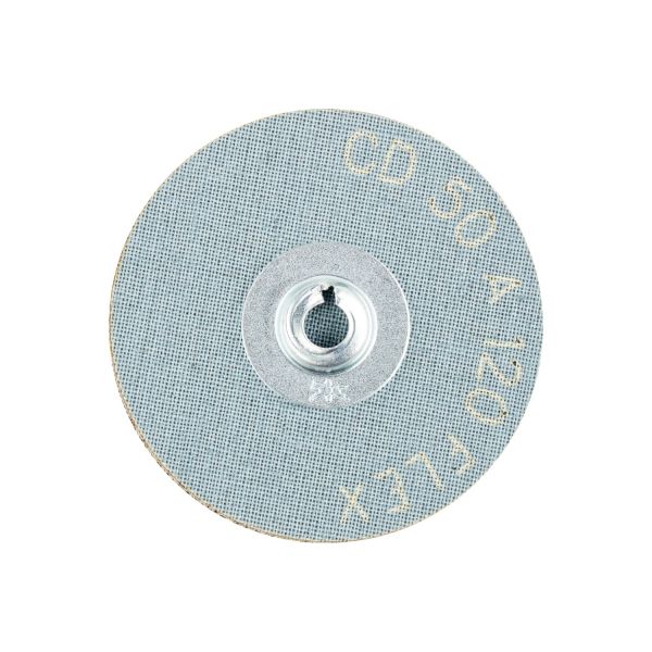 Disco lijador COMBIDISC, corindón CD Ø 50 mm A120 FLEX para la fabricación de herramientas y moldes