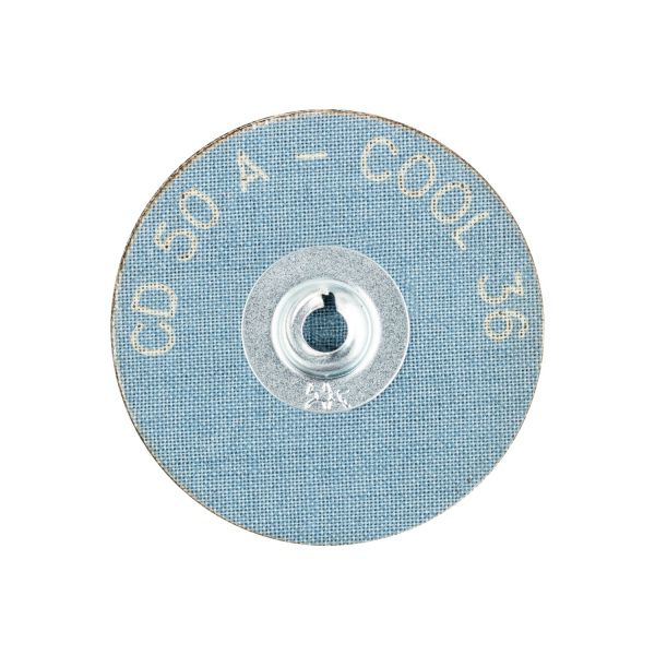 Disco lijador COMBIDISC, corindón CD Ø 50 mm A36 COOL para acero inoxidable