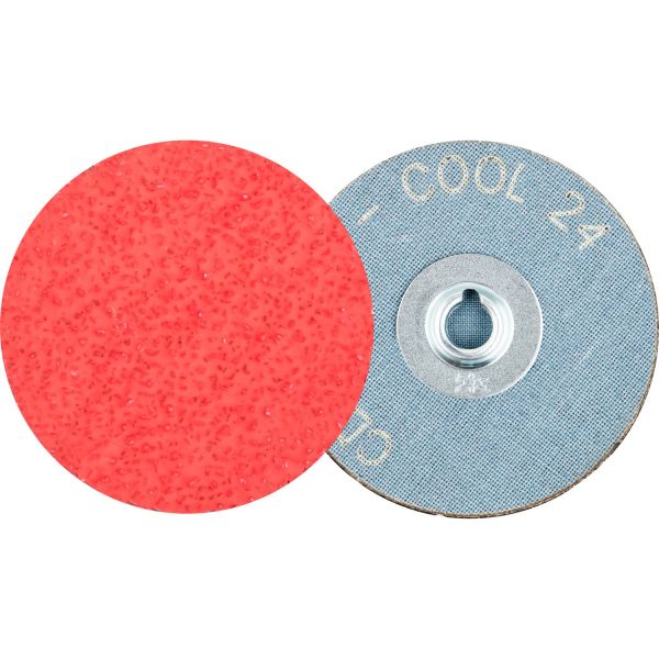 Disco lijador COMBIDISC, grano cerámico CD Ø 50 mm CO-COOL24 para acero y acero inoxidable
