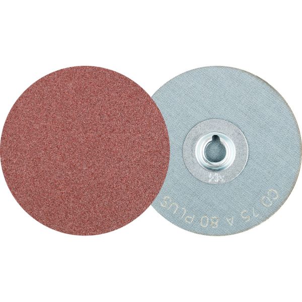 Disco lijador COMBIDISC, corindón CD Ø 75 mm A80 PLUS para aplicaciones robustas