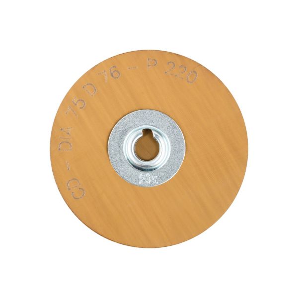 Disco lijador COMBIDISC, diamante CD Ø 75 mm D76/P 220 para titanio, vidrio, PRFV y piedra