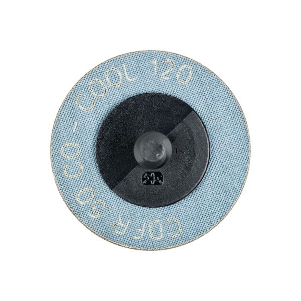 Minidiscos de lija COMBIDISC, grano cerámico CDFR Ø 50 mm CO-COOL120 para acero y acero inoxidable