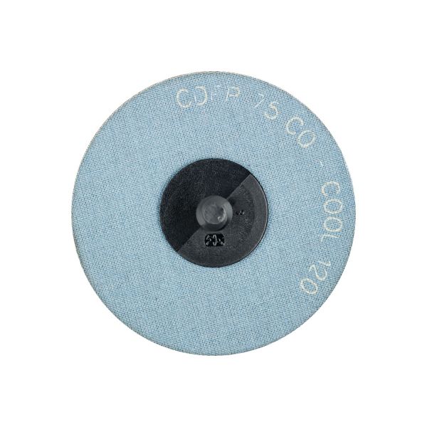 Minidiscos de lija COMBIDISC, grano cerámico CDFR Ø 75 mm CO-COOL120 para acero y acero inoxidable