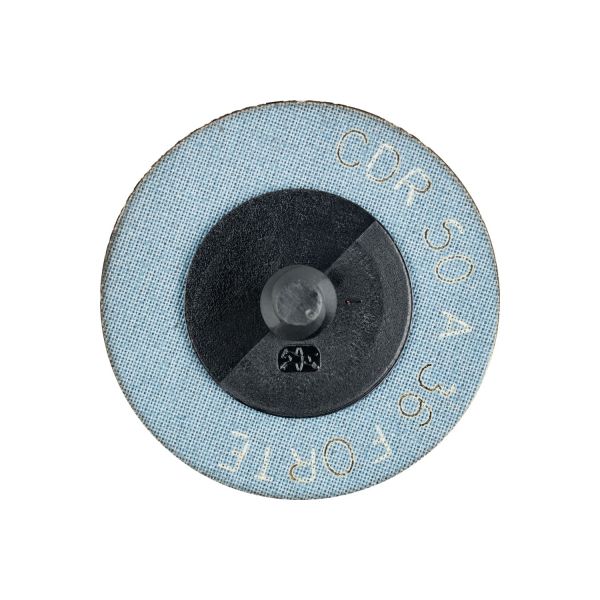 Disco lijador COMBIDISC, corindón CDR Ø 50 mm A36 FORTE para un arranque máximo