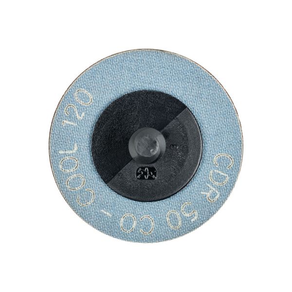 Disco lijador COMBIDISC, grano cerámico CDR Ø 50 mm CO-COOL120 para acero y acero inoxidable