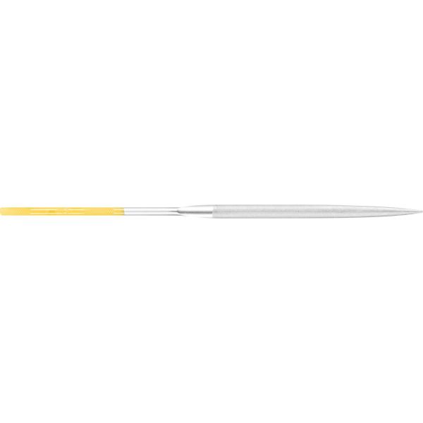 Lima de aguja CORINOX, elevada dureza de superficie, media caña 180 mm, corte suizo 2, semifina