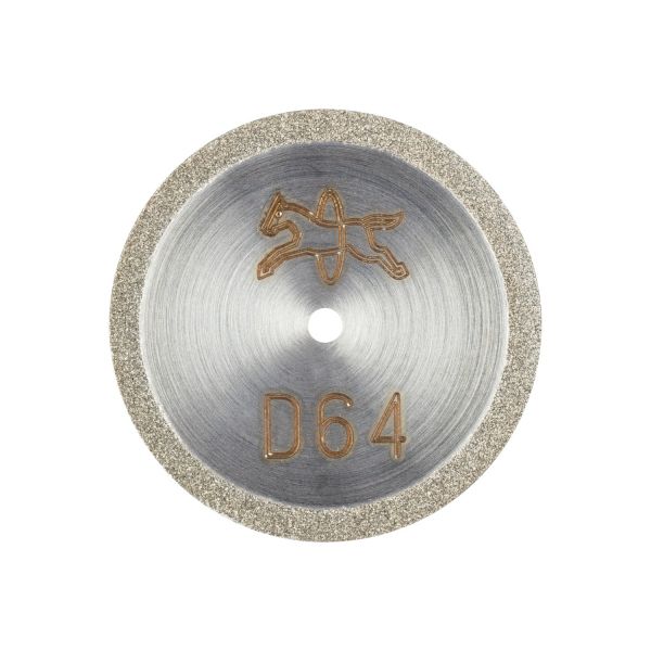 Disco de corte de diamante D1A1R 22x0,5x1,7 mm D64 (fino) para vidrio/cerámica/metal duro