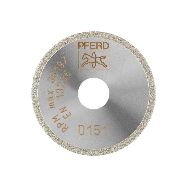 Disco de corte de diamante D1A1R 40x1,0x10,0 mm D151 (medio) para vidrio/cerámica/metal duro