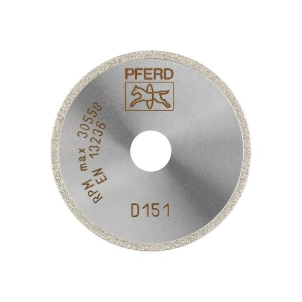 Disco de corte de diamante D1A1R 50x1,4x10,0 mm D151 (medio) para vidrio/cerámica/metal duro