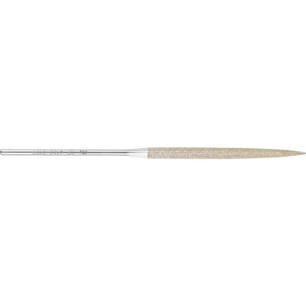 Lima de aguja de diamante barreta 140 mm D126 (medio) para materiales duros