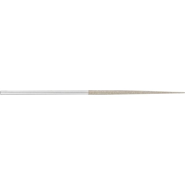 Lima de aguja de diamante redonda Ø 3,2x140 mm D126 (medio) para materiales duros