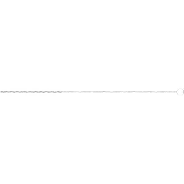 Cepillo limpiatubos IBU Ø 4x100 mm con ojal, alambre de acero Ø 0,15