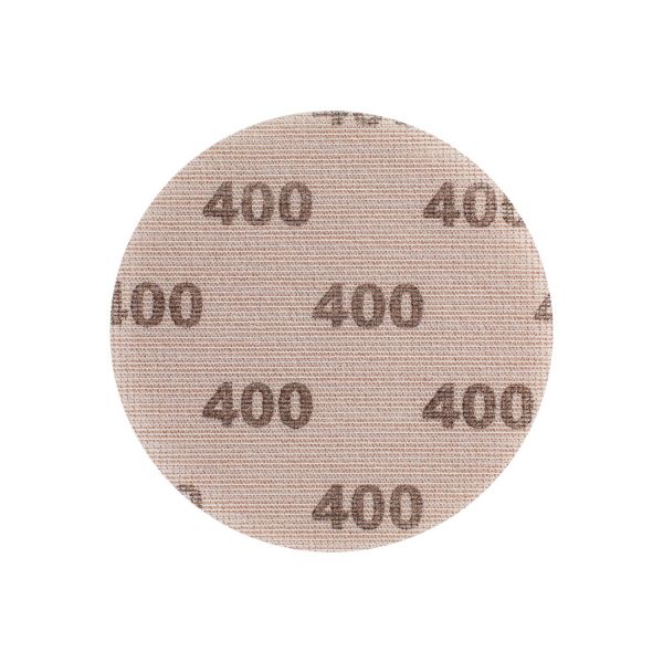Disco de lija de red de corindón sistema velcro KSS NET Ø 150 A400 desbaste con bajo nivel de polvo