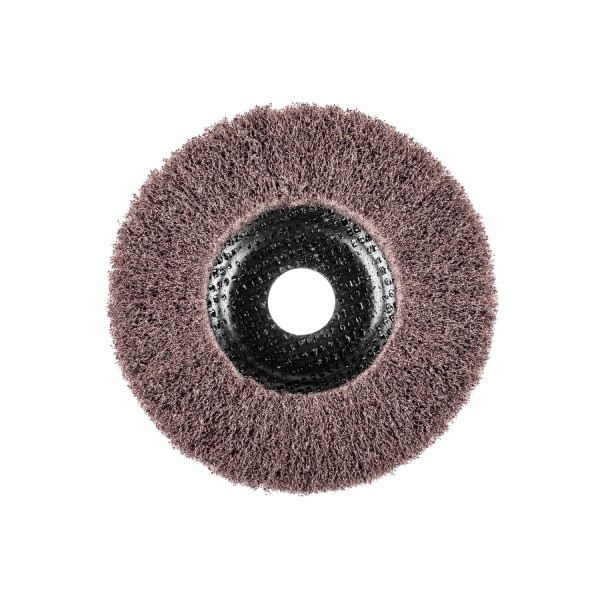 Disco abrasivo de vellón POLINOX PNL Ø 125 mm agujero Ø 22,23 mm A100 para lijado fino y acabado