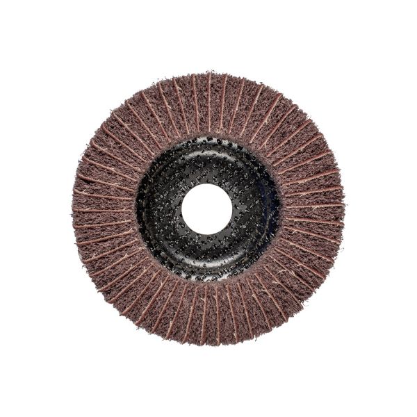 Disco abrasivo de vellón POLINOX PNZ Ø 115 mm agujero Ø 22,23 mm A100 para lijado fino y acabado