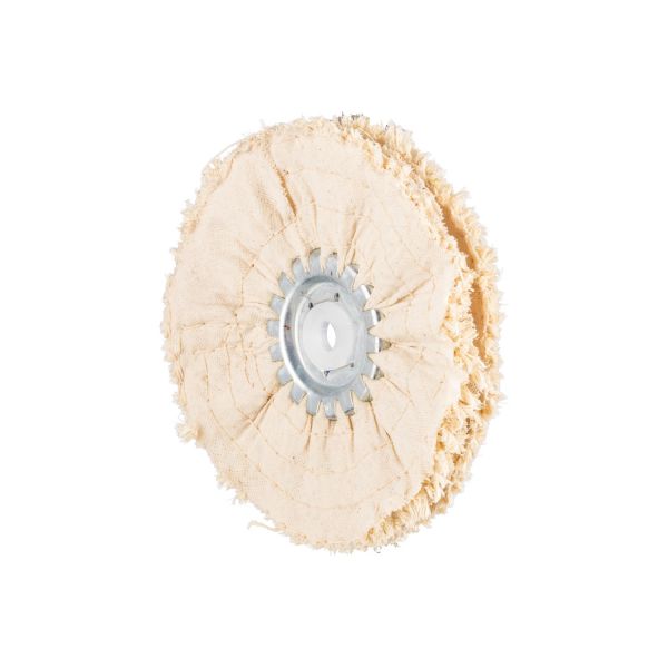 Disco de paño TR sisal Ø 125x10 mm agujero Ø 10 mm para prepulido basto con pasta de pulir
