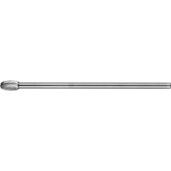 Fresa de metal duro forma de gota TRE Ø 10x16 mm, mango Ø 6x150 mm, Z3P medio universal, con dentado