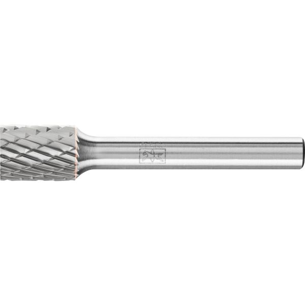 Fresa de metal duro cilíndrica ZYA Ø 10x13 mm, mango Ø 6 mm, Z3P medio universal, dentado cruzado