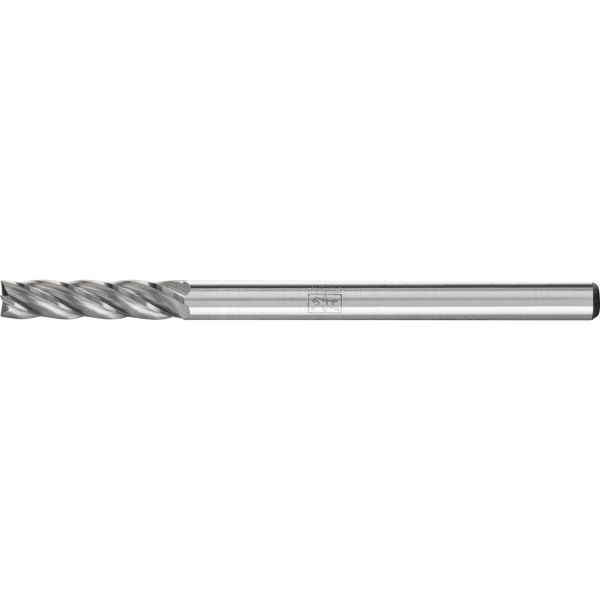 Fresa de metal duro de alto rendimiento ALU cilíndrica ZYAS frontal Ø 03x13 mm, mango Ø 3 mm, alumin