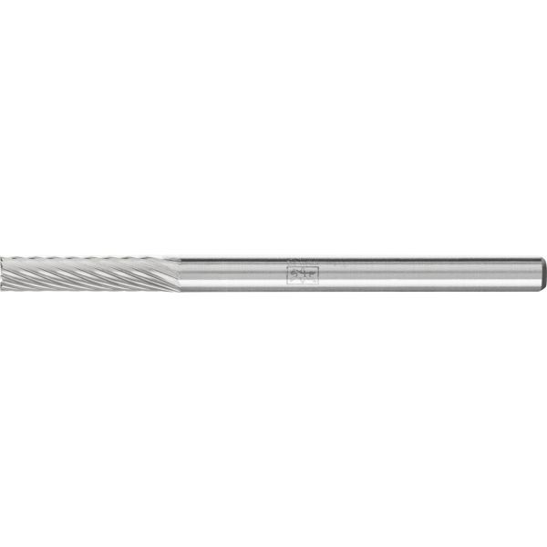Fresa de metal duro cilíndrica ZYAS dentado frontal Ø 03x13 mm, mango Ø 3 mm, Z5 fino universal