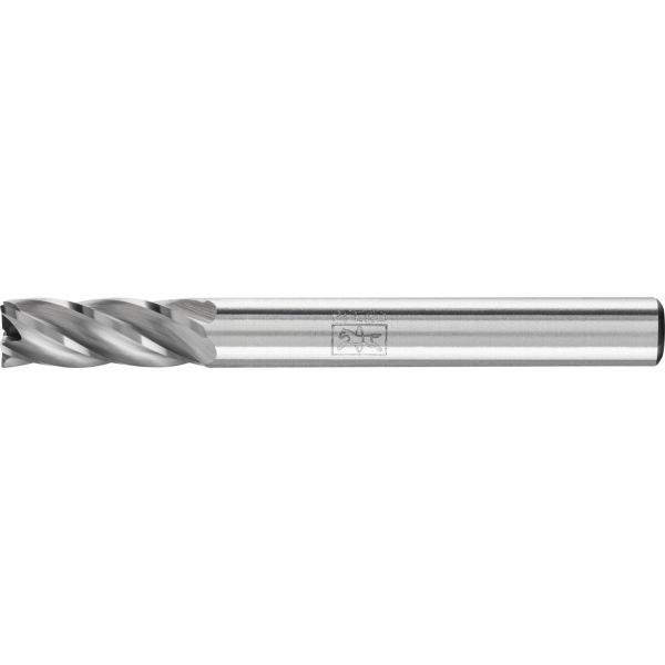 Fresa de metal duro de alto rendimiento ALU cilíndrica ZYAS frontal Ø 06x16 mm, mango Ø 6 mm, alumin