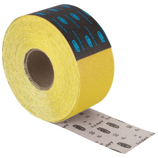 Tyrolit Rollos de papel A-P21 D para plástico, madera, pintura y barniz 100 x 5  ROLL P D 100x5M A60